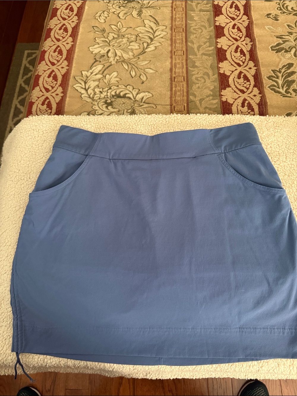 Columbia Light Blue Pull-On Skort with Front Pockets